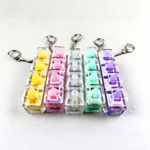 Llavero Antiestrés Personalizado con Luz LED de Plástico, Tecla Mecánica, Juguete Sensorial para Teclado, Regalo - Product Image 6