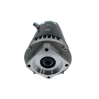 Moteur à courant continu hydraulique stable 24V 5000W avec commutation de brosse Construction étanche et service OEM pour treuil électrique