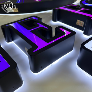 Enseigne lumineuse 3D personnalisée bleu violet rétroéclairée pour clinique psychologique - Product Image 5