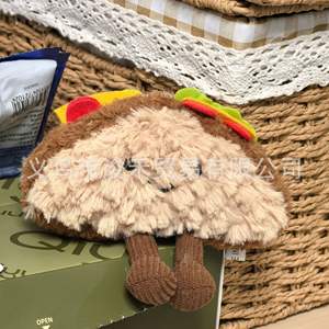 Sándwich <span class=keywords><strong>de</strong></span> simulación divertida, hamburguesa bonita, muñeco <span class=keywords><strong>de</strong></span> peluche, supersuave, reconfortante, Animal <span class=keywords><strong>de</strong></span> peluche, regalo del Día <span class=keywords><strong>de</strong></span> los niños, relleno <span class=keywords><strong>de</strong></span> algodón PP - Product Image 6