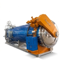 Autoclave à pulvérisation d'eau à haute température SUMPOT avec porte à ciseaux automatique et contrôle PLC pour boîtes de haricots