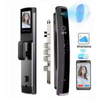 Cerradura Digital Automática con Precio de Fábrica, Cerradura Eléctrica para Hogar y Exteriores, Cámara Wifi, Reconocimiento Facial 3D, Huella Dactilar Biométrica