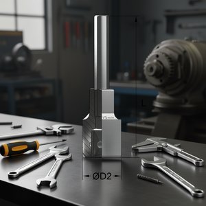 Enchufe Fervi con Inserto Hexagonal Largo de 10mm L25mm para Mecánica de Precisión - Product Image 3