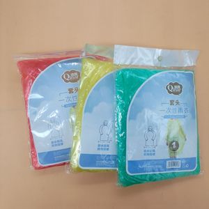 Qinar - Impermeable Desechable Tipo Poncho, Ligero, para Viajes y Uso en Exteriores, Talla Universal, Material PE - Product Image 2