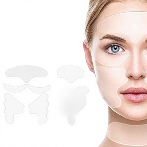 Anti-<strong>wrinkle</strong> Beauty <strong>Paste</strong> 11-Piece Set with Silicone Mask for Face Eyes &amp; Forehead-Lift &amp; Delay Aging - Product Image 1