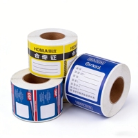 Étiquettes d'emballage personnalisées en gros avec logo, formes variées, papier texturé de luxe, impression couleur pour autocollants