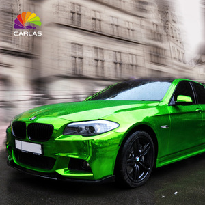 Vinilo Adhesivo para Automóviles Carlas de 1.52*30m, Color Cambiante, Cromo Dorado, para Envolver Vehículos, Pegatinas para Autos Usados - Product Image 4