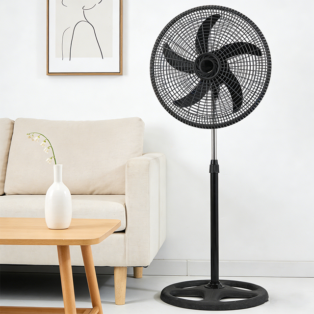 New Design Wholesale Electric Fan With Black Grille 45W Industrial Pedestal Fan