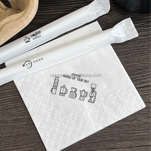 Tùy Chỉnh Cá Nhân Dùng Một Lần Màu Mô Giấy Với Logo 25 30 40 Cm Để Sử Dụng Trong Nhà Hàng Và Cà Phê Cửa Hàng - Product Image 6