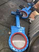 Vanne à lame coulissante manuelle GS PZ73S 8 pouces DN200 PN10 en acier inoxydable CF8 avec isolation en polyuréthane