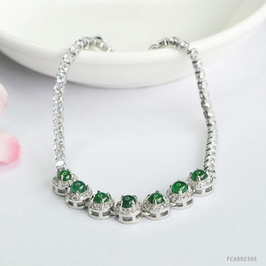 2026 Nova Pulseira Feminina de Jade Verde Intenso Ximang para Atacado e Revenda S4092305 - Product Image 4