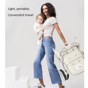 Nuevo cochecito de bebé plegable Carrito de cuatro ruedas Sistema de absorción de impactos en forma de cáscara de huevo - Product Image 4