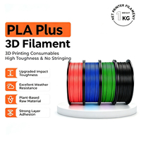 Filamen Printer 3D Zorvant PLA Plus PLA-PMC01-015 1.75mm 1kg, Daya Tahan Tinggi, Cetak Halus, 190C, Warna Kustom, Model Kerajinan