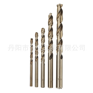 Mr <b>Drill</b> Twist <b>Drill</b> <b>Bit</b> Set 4-10mm Gold Finish Metal Drilling High Speed Steel - Product Image 1