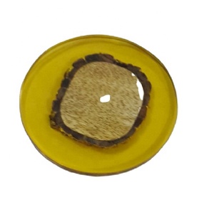 Agate <b>Stone</b> Clear <b>Resin</b> Coaster / Mats & Pads Coaster 6pcs One Set Hot Sale Kitchen Table Decor Table Coasters Mats Set - Product Image 6