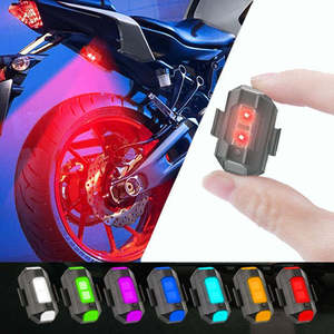 Feux de moto, lumière stroboscopique pour drone, lumière LED USB anti-collision, mini lumière de signalisation clignotante pour vélo, avion, vol de nuit - Product Image 2