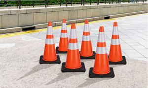 Amerikan kanada modeli trafik yansıtıcı yol güvenliği koni 12 18 28 36 inç koni - Product Image 3