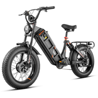 Vélo Électrique Urbain 250W 52V avec Moteur Arrière, Style Européen en Acier, pour Femmes et Hommes, Vélo de Pendulaire avec Panier, Entrepôt UE