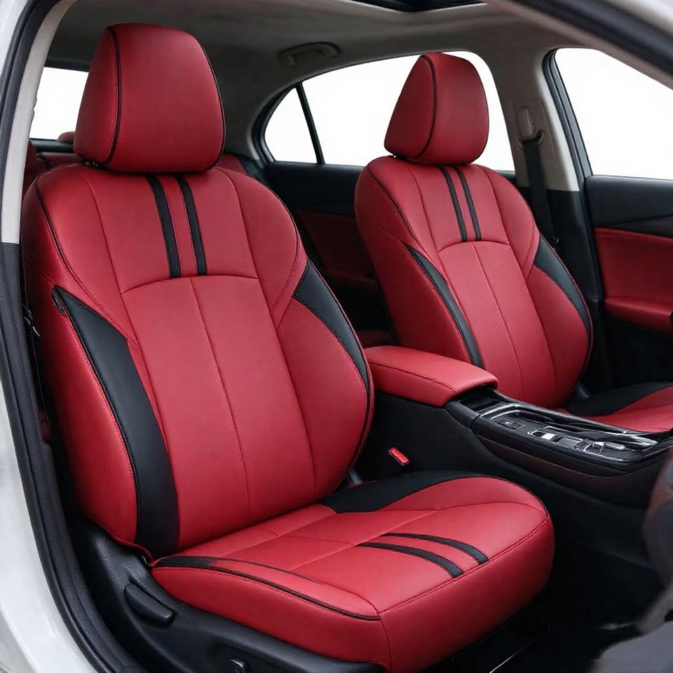Custom Fit Full Set Car Seat Covers for Volvo XC90 7 Seater 3 Rows ...