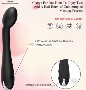 यूनिसेक्स तत्काल ज्वार जी-स्पॉट वाइब्रेटिंग मालिश शांत 45db <span class=keywords><strong>av</strong></span> परी वयस्क खिलौना सेक्स वाइब्रेटर - Product Image 3