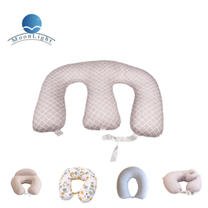 Almohada de Embarazo en Forma de U Grande para Bebés Gemelos, Almohada de Lactancia, Funda Lavable de Poliéster, Almohadas para Dormir - Product Image 1