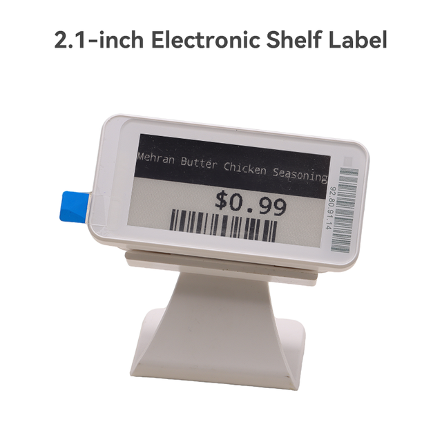 Picksmart 2.1Inch Electronic Shelf Label Display for Supermarket 3 Colors 2.4G Retail Digital Price Tag