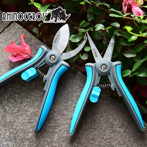 <span class=keywords><strong>Mini</strong></span> <span class=keywords><strong>sécateur</strong></span> rhinocéros <span class=keywords><strong>sécateur</strong></span> de raisin de jardin pour femmes pour plante fruit lame en acier inoxydable fleurs de jardinage optimales - Product Image 4