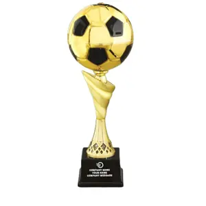 Prezzo all'ingrosso grande calcio fantasy premio trofeo in metallo