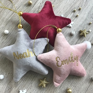 Ornements d'arbre <span class=keywords><strong>de</strong></span> noël couleur unie <span class=keywords><strong>étoile</strong></span> pendentifs DIY <span class=keywords><strong>étoile</strong></span> ornements avec corde activités <span class=keywords><strong>de</strong></span> plein air décoration <span class=keywords><strong>étoile</strong></span>s vierges - Product Image 1