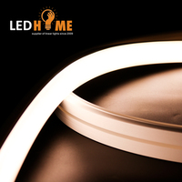 Bande LED néon flexible pour extérieur, blanc chaud, tube LED néon numérique, lumière de performance magique, 90 IP65, plafond, néons personnalisés, 15 mm