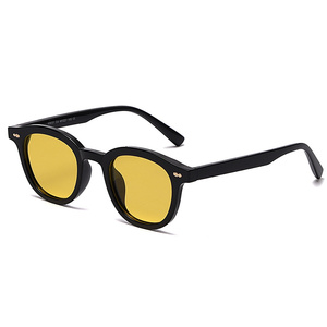 נהיגה אופנתית סביב ורוד מסמרות שיפוע צל <span class=keywords><strong>eyewear</strong></span> נשים v400 לוגו מותאם אישית סמרית tortoiseshell עגול משקפי שמש - Product Image 5