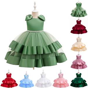 Nouvelle Robe de Princesse en Tulle pour Filles 2026 – Tenue Élégante pour Anniversaire, Défilé, Recital de Piano, Spectacle Scénique et Concours de Beauté - Product Image 1