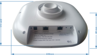 5,8G 900Mbps Puente digital inalámbrico para exteriores Punto a punto Puente inalámbrico Antena de placa direccional de alta ganancia 14dBi