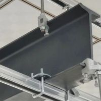 Adaptateur de poutre en acier au carbone ultra-résistant UTT1103, pince pour profilés en U, pour la connexion des poutres en I et des systèmes de support en acier profilé