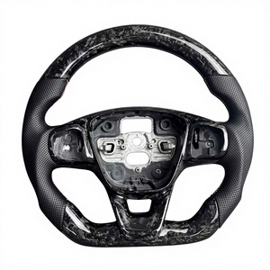 Volante Deportivo Personalizado <span class=keywords><strong>de</strong></span> Fibra <span class=keywords><strong>de</strong></span> Carbono Real Forjado en Cuero para <span class=keywords><strong>Ford</strong></span> Mondeo Focus St Mk2 Mk7 <span class=keywords><strong>Fiesta</strong></span> 2013 2014 2016 2018 - Product Image 2