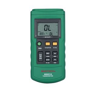 Thermomètre numérique à double canal Mastech MS6514 avec interface USB, stockage de données, usage industriel - Product Image 1