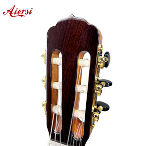 Aiersi Guitare en bois massif de haute qualité Guitare classique avec étui en mousse à prix d'usine - Product Image 6