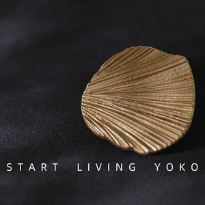 Nhà Máy Trực Tiếp Tùy Chỉnh Vàng Lá Kim Loại Nút Quạt Cho May Mặc 15-30Mm Nút Chân - Product Image 3