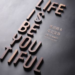 Monogramma di legno decorazione della parete lettera fai da te arredamento per la casa decorare lettere di legno alfabeto giappone stile nordico solido arte popolare - Product Image 3