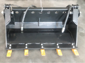 मिनी स्किड स्टीड लोडर बकेट 4 में 1 बकेट अटैचमेंट मल्टी फंक्शनल चार - Product Image 5