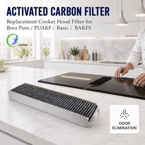 Filtro de carbón activado para campana extractora doméstica, reemplazo de carbón para grasa y olores, <span class=keywords><strong>Bora</strong></span> <span class=keywords><strong>Pure</strong></span> PUAKF Basic BAKFS Cooker Extractor Easy - Product Image 5