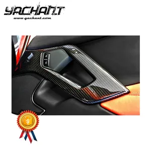贸易保证干燥碳纤维内饰装饰适合 2011-2017 Aventador 所有型号内门把手面板盖