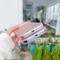 Coque de téléphone magnétique transparente de luxe antichoc en TPU+PC style caméléon à chargement sans fil couleur unie pour iPhone 17 Pro Max