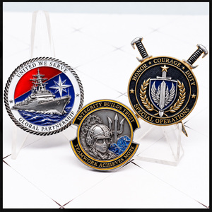Monedas <span class=keywords><strong>de</strong></span> Desafío Personalizadas Relieve 3D Bomberos Hermandad Monedas Conmemorativas <span class=keywords><strong>de</strong></span> Metal Regalos Fábrica - Product Image 4