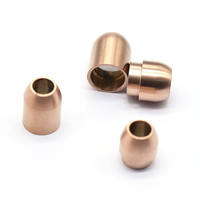 Bracelets en Cordon de Cuir Rond de 3 mm, 4 mm, 5 mm, 6 mm, 8 mm, Fermoirs en Acier Inoxydable pour la Fabrication de Bijoux