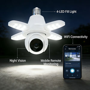 2026년형 300만 화소 구형 카메라, LED 조명, 양방향 오디오 통신 및 야간 투시 CMOS 센서 지원. - Product Image 2