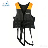 Rompi Pelampung Unisex EPE Foam PFD untuk Anak dengan Tali Pengikat Kaki untuk Surfing, Berlayar, Kayak, dan Olahraga Air