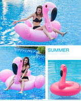 Installations de loisirs marins gonflables en PVC écologiques, couleur personnalisable, incluant des bouées de natation en forme de cygne et de canard pour la plage et la mer
