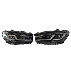 เหมาะสำหรับ <span class=keywords><strong>BMW</strong></span> 5 Series <span class=keywords><strong>G30</strong></span> lci ของแท้<span class=keywords><strong>มือ</strong></span><span class=keywords><strong>สอง</strong></span>สีดำเงาไฟหน้า LED แบบปลั๊กแอนด์เพลย์ - Product Image 1