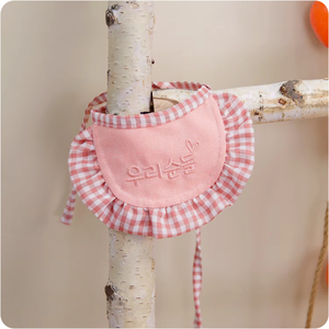 Pet Dog nước bọt khăn cổ chó tam giác khăn phụ kiện mèo ren kẻ sọc nước bọt khăn con chó con Phụ kiện chó Bandana - Product Image 2